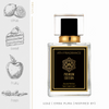 A clear glass bottle of perfume fragrance, inspired by erba pura From ATH FRAGRANCE