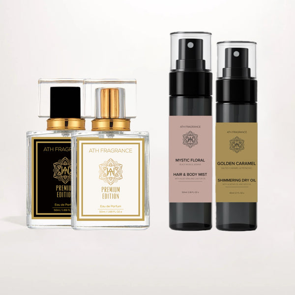 ATH Perfume & Hair&Body mist & Dry Oil Bundle