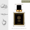 A clear glass bottle of perfume fragrance, inspired by dylan blue From ATH FRAGRANCE 