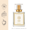A clear glass bottle of perfume fragrance, inspired by si passione From ATH FRAGRANCE 