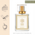 A clear glass bottle of perfume fragrance, inspired by black opium From ATH FRAGRANCE 
